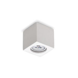 8897-35 | Светильник 70x70x70 GU10 ø50 MAX 10W, Гипс (9010, Италия)